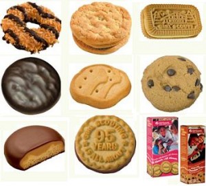 The shrinking Girl Scout cookies! 
