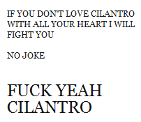 Fuck Yeah Cilantro 49