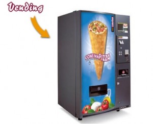 Pizza Cone Vending Machine