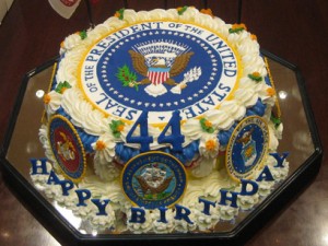 Obama Birthday Cake