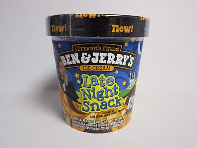 jimmy fallon ice cream late night snack. The flavor is Vanilla Bean Ice