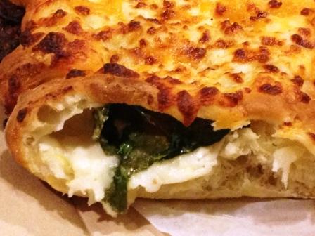 spinach-and-feta-dominos-cheese-stuffed-pizza