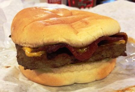 Wendy's Bacon Portabella Melt with bacon