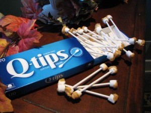 used-q-tips-halloween-food
