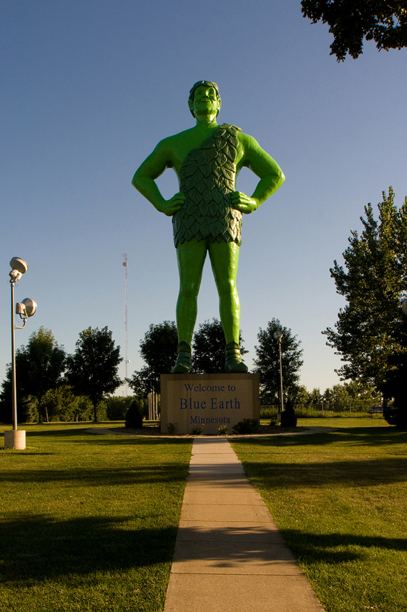 Blue Earth - Jolly Green Giant Statue