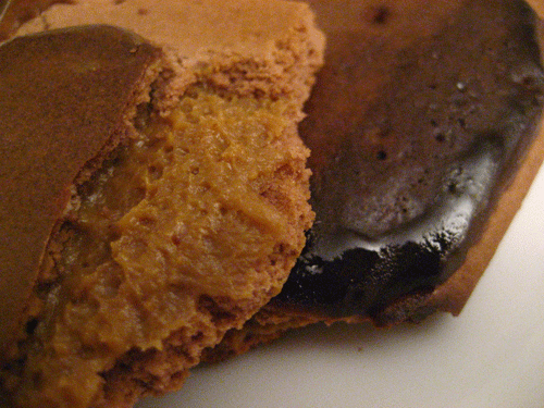 Chocolate Peanut Butter Pop-Tarts toasted inside