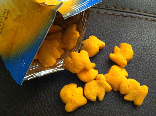 Mega Cheese Goldfish Puffs