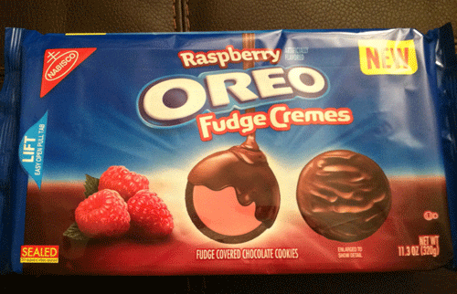 New Raspberry Oreo Fudge Cremes