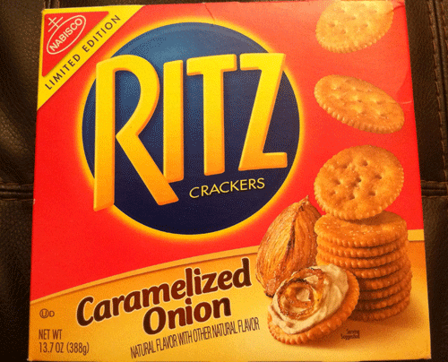 Limited Edition Caramelized Onion Ritz Crackers