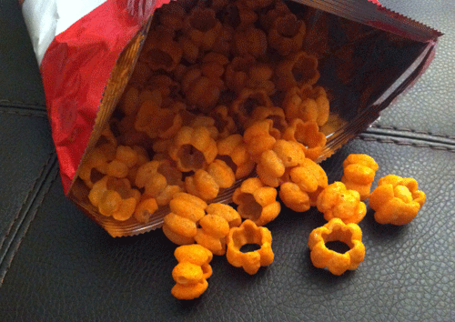 Limited Time Only Target Market Pantry Pumpkin Shaped Cheesy Potato Puffs