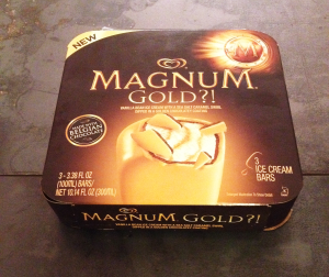 Obligatory gold-themed box-magnun