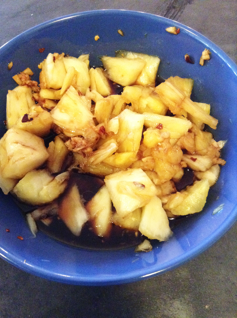 pineapple-teriyaki-chicken-marinading