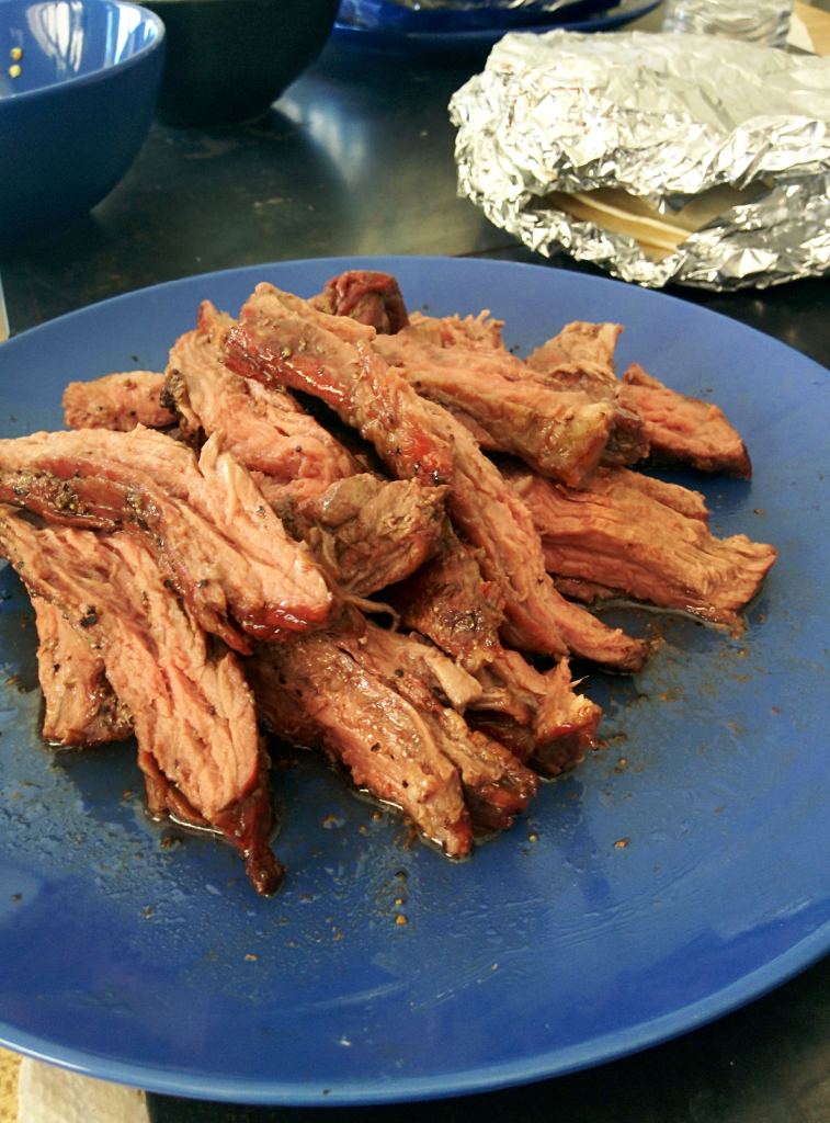 tender steak on plate