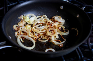 sauté the onions