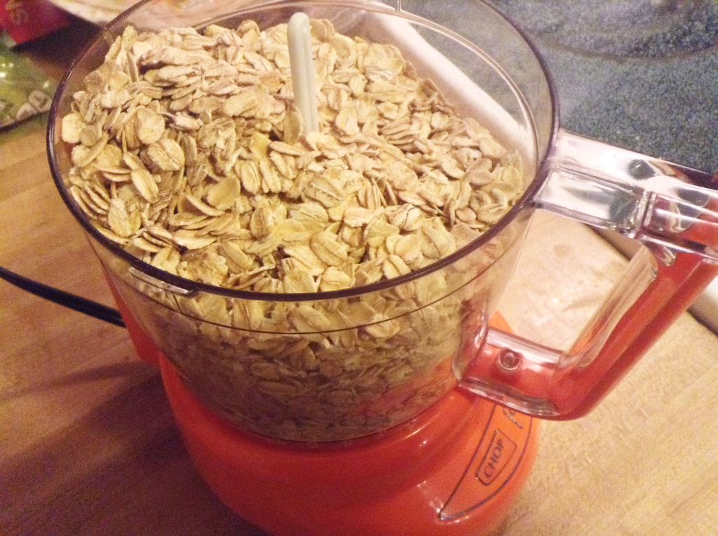 Neiman Marcus Cookies oats in food processor