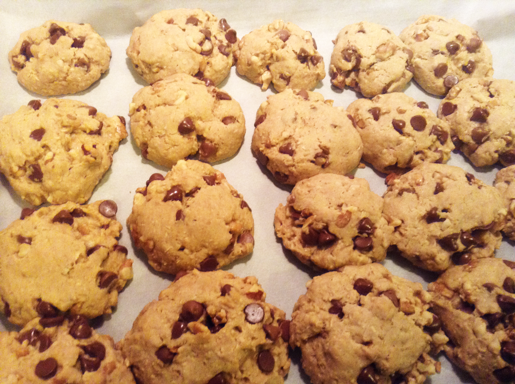 Neiman Marcus Cookies after cooking