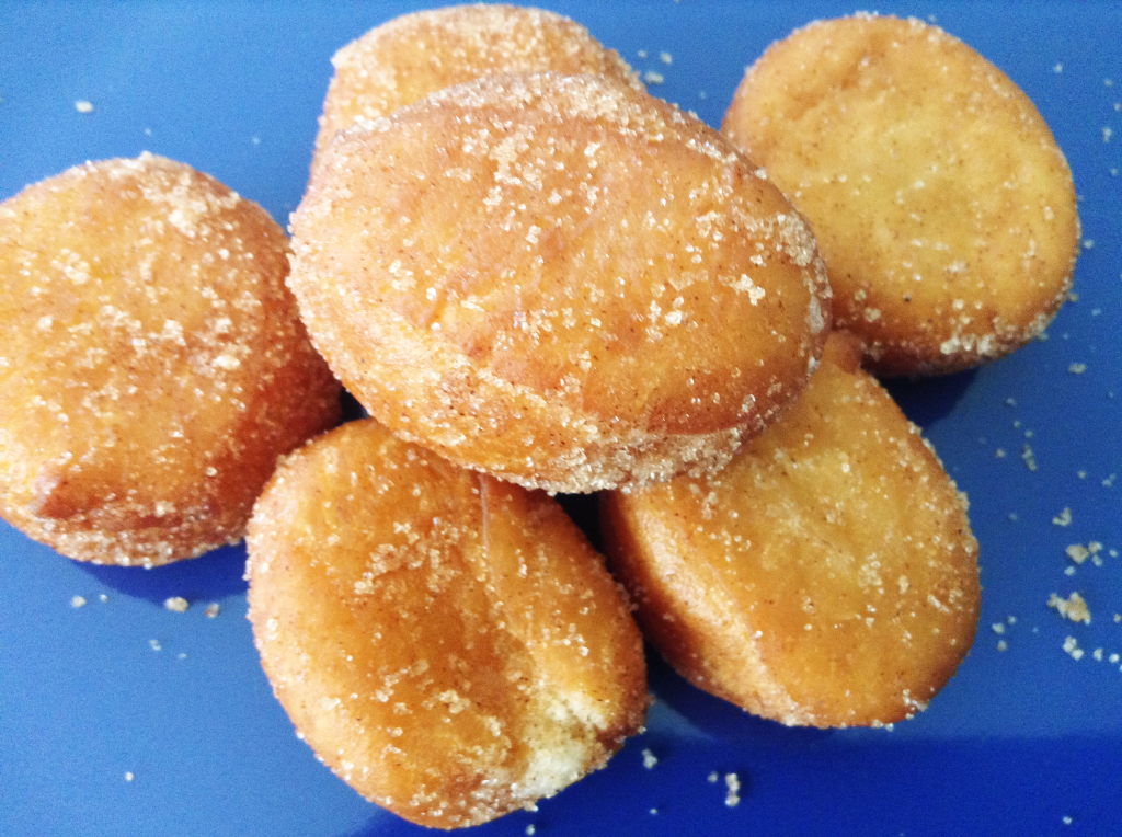 Taco Bell Breakfast Cinnabon Delights close up