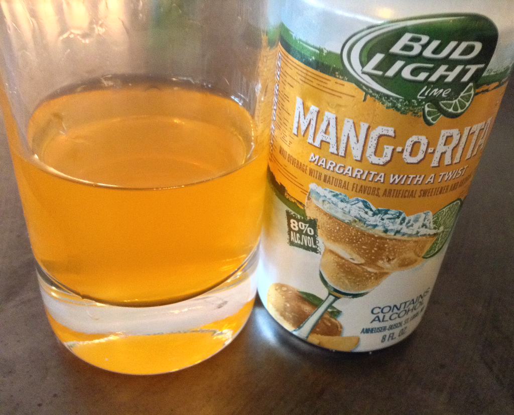 Bud Light Limearita Review mangorita close up