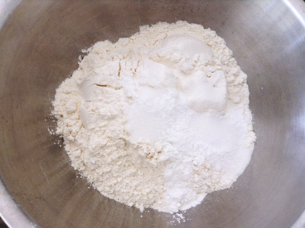Homemade Buttermilk Pancakes dry ingredients