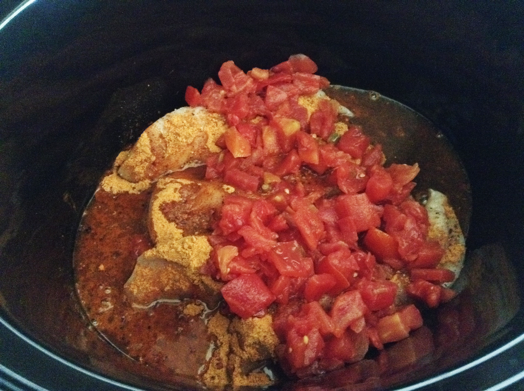 Crock Pot Fajitas rotel added