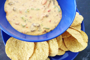 Crock Pot Queso close up