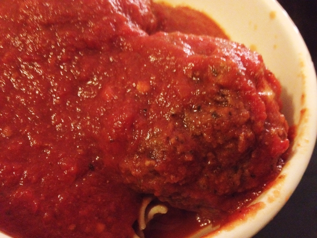 Crock Pot Meatballs Recipe finished meatball close up