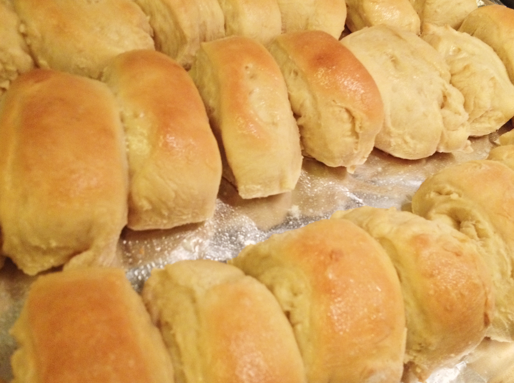 Texas Roadhouse Rolls after baking