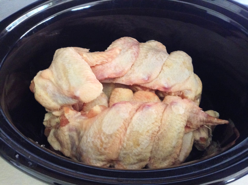 Crock Pot BBQ Chicken Wings frozen wings in crock pot