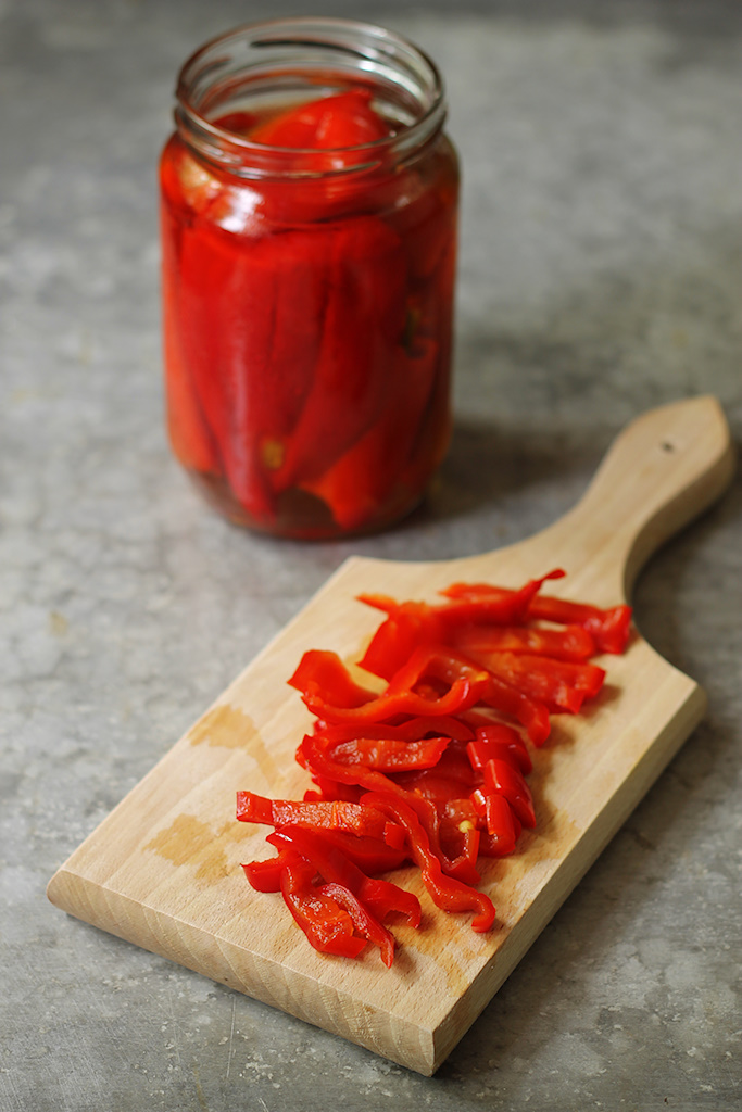slicing peppers