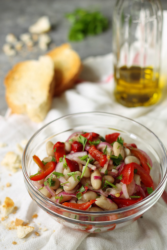 white bean salad