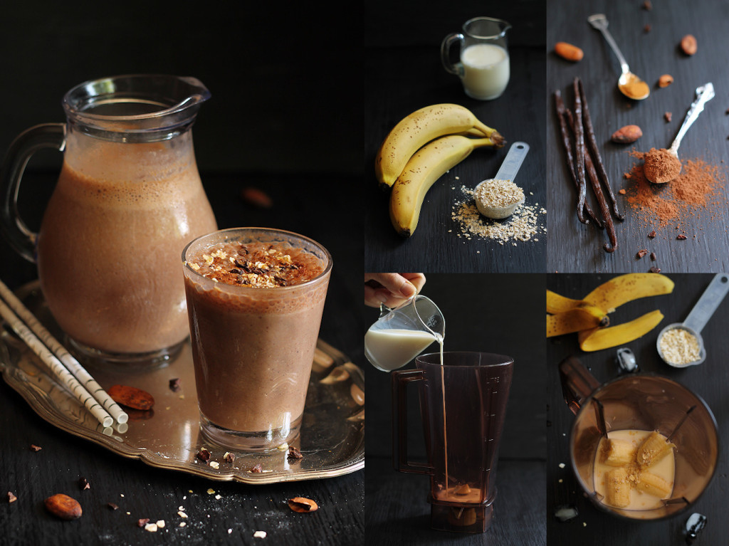 banana cacao smoothie