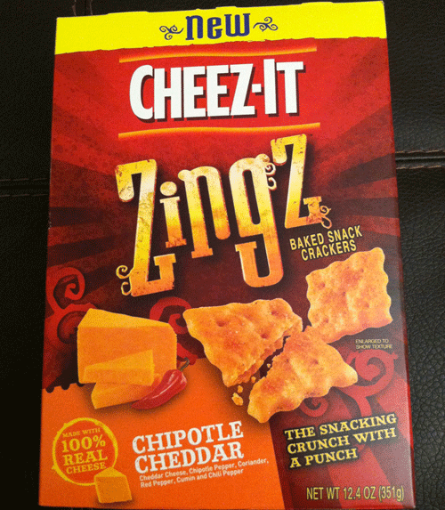 New Cheez-It Chipotle Pepper Zingz