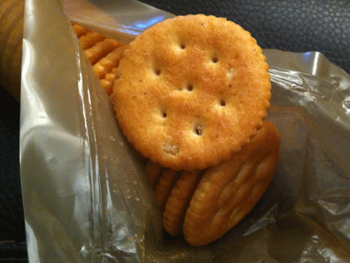 Caramelized Onion Ritz Crackers open-package