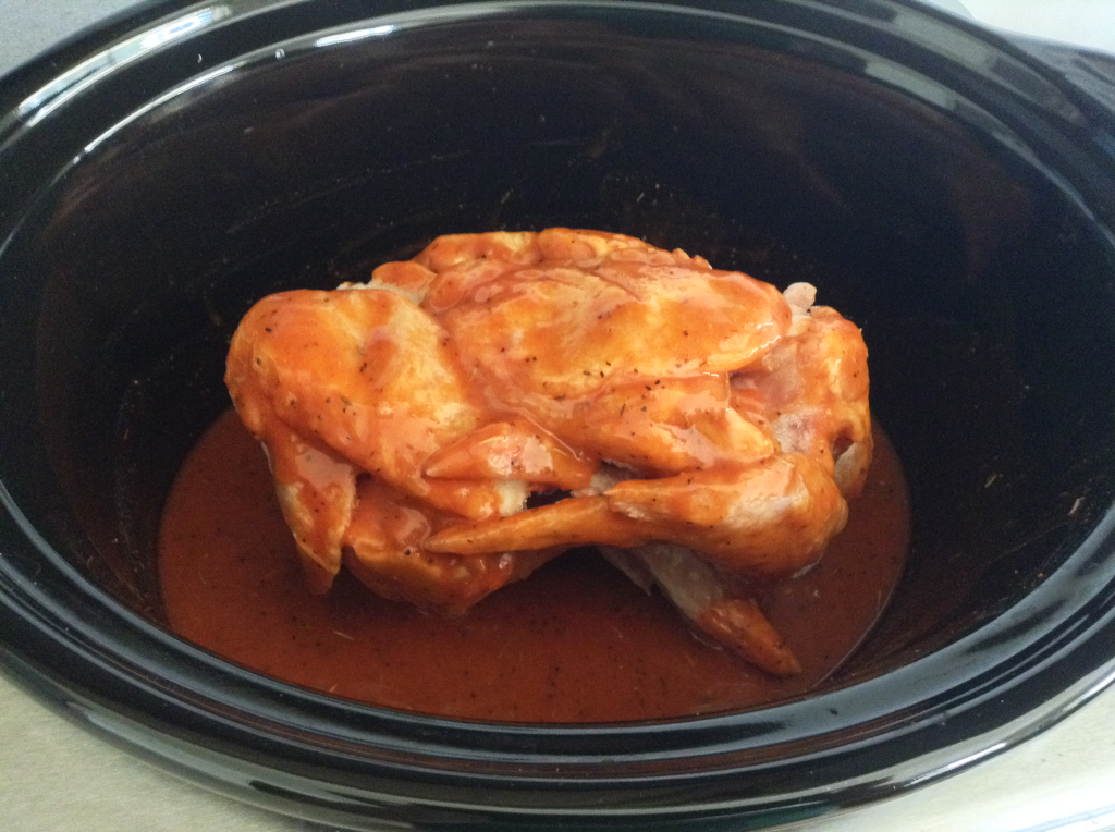 Crock Pot Chicken Wings frozen wing block