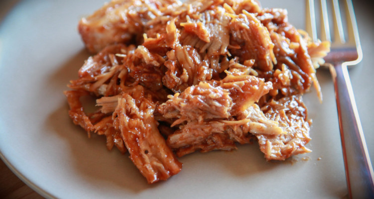 pulled pork with bbq sauce